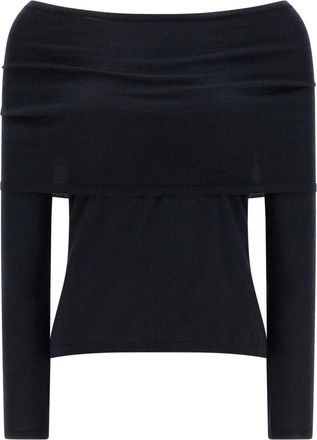 Max Mara Mxmfaretra Sweater - Dames - Longsleeves - Blauw - XL - Kasjmier - Tops