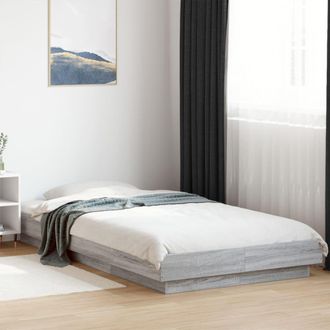 Berkfield Home Bed Frame without Mattress Grey Sonoma 90x200 cm