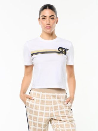 Sergio Tacchini Womens Corsa T-shirt in Brilliant White at Nordstrom, Size Xx-Large