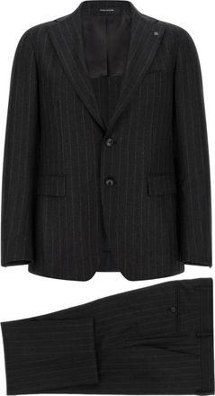 Tagliatore Dark Grey Stripes Suit