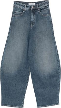 Icon Denim Los Angeles Ginny Balloon Jeans - Dames - Cropped Jeans - Blauw - W25 - Katoen - Jeans