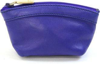 Gucci Blue Leather Coin Purse/Coin Case (Pre-Owned)