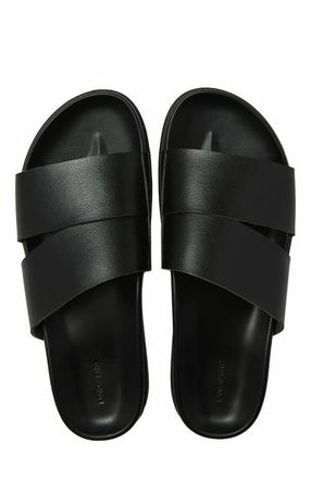 Lands End Comfort Slide Sandals in Black at Nordstrom, Size 10