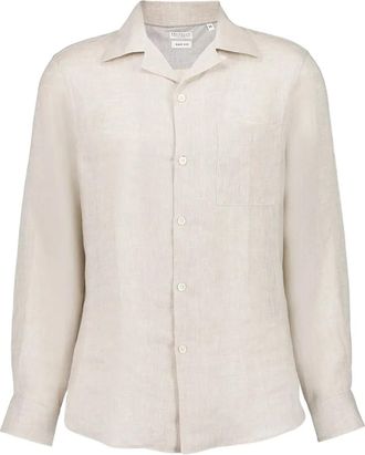 Brunello Cucinelli Linnen overhemd - Beige