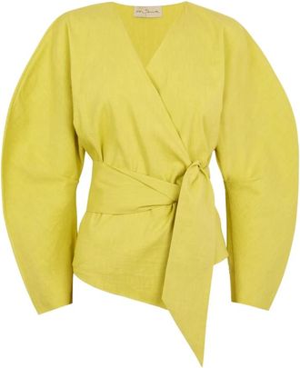 Cortana Brenna Jacket - Dames - Kimonos - Groen - L - Hennep - Overhemden