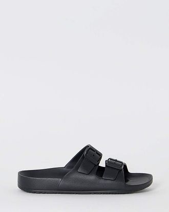 Jacamo Mens Adjustable Double Buckle Slide Wide