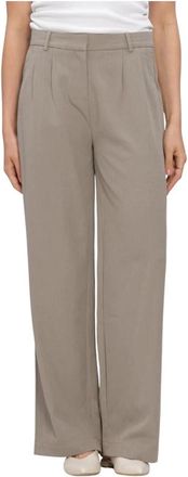Envii Broeken, Dames, Beige, L, Polyester, Endore Pants 7092