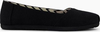 Toms Womens TOMS Alpargata Ballet Textile Womens Black Espadrilles - Size: 8