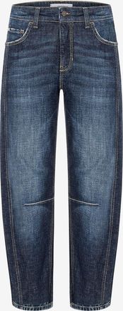 Cambio Ausgewaschene Jeans im Barrel-Schnitt Elia Cross Blue