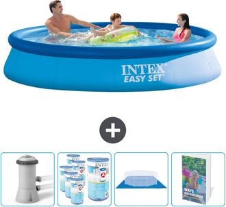 Intex Piscina Easy Set Redonda - 366x76 Cm - 7-piezas Scb103