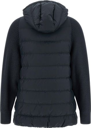 Brunello Cucinelli Womens Blue Polyester Full-Length Jacket Clothing