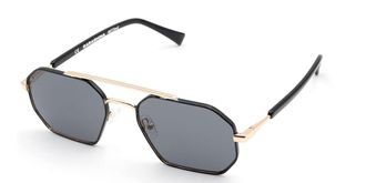 Saraghina CHARLIE 396KL Mens Sunglasses Gold Size 53