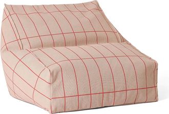 NOBODINOZ Nobodinoz - Vibes Sitzsack, L 74 x H 40 cm, pink / rot