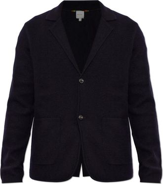 Paul Smith Wol Blazer - Heren - Blazers - Blauw - 2XL - Wol - Jassen