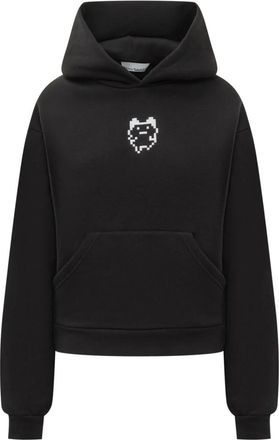 Coperni Horn Hoodie - Dames - Hoodies - Zwart - M - Katoen - Hoodies & sweatvesten