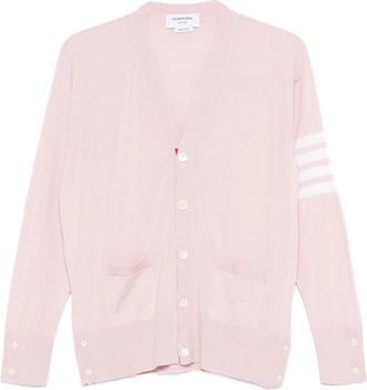 Thom Browne V-neck Fine-knit Cardigan