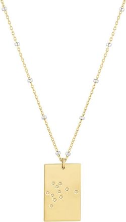 Set & Stones Zodiac Constellation Necklace in Gold /Aquarius at Nordstrom