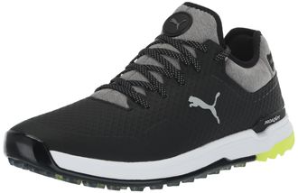 Puma Mens Proadapt Alphacat Golf Shoes, Black/Silver, 10.5 UK
