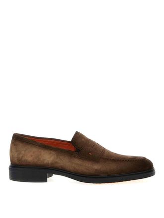 Santoni Suede Loafers
