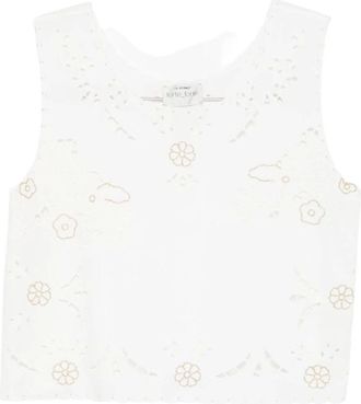 Forte_Forte Sleeveless Tops, female, White, Size: S Mytopcrystal Top