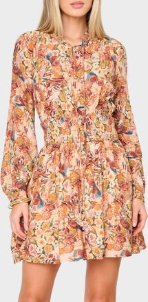 En Saison Candela Dress In Rust Orange Multi