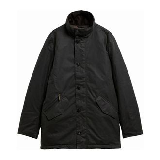 Barbour Giacca Powell Moderna Cerata - - Jackets - Uomo - Verde - 2XL