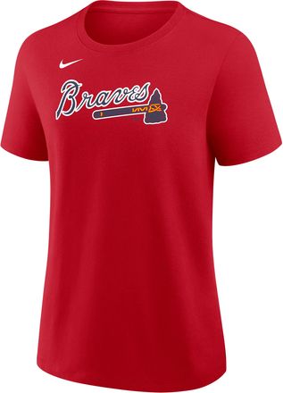Nike Ronald Acu&ntilde;a Jr. Atlanta Braves Nike Womens MLB T-Shirt in Red | 01K962QAW9-23R