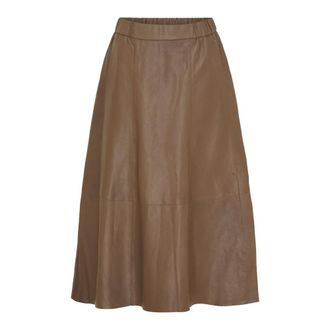 Notyz Chaquetas de cuero - Skirts - Mujer - Marr&oacute;n - S