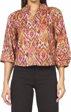Dear John Denim Marian Top In Sonora Print