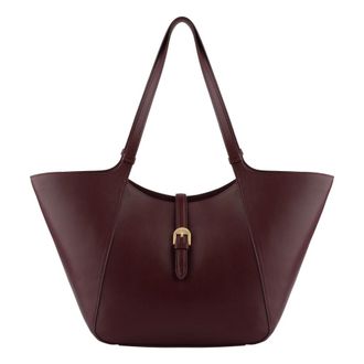 Pourchet Tassen, Dames, Rood, ONE Size, Leer, LEnvol&eacute;e Tote