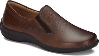 Andrea Womens Leather Comfort Moccasins Shoes In Brown