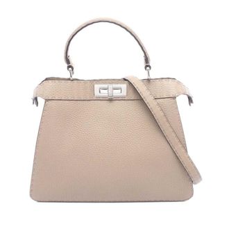 Fendi Pre-owned Fendi Medium Leather Selleria Peekaboo Iconic Satchel Ladies 1FS8NEZGPKAGBPSD