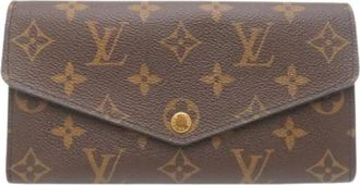 Louis Vuitton Pre-owned Canvas Wallet - Dames - Vintage Accessoires - Bruin - ONE Size - Vintage