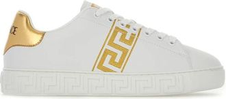 Versace Stijlvolle Sneakers voor Mannen en Vrouwen - Dames - Sneakers - Veelkleurig - 36 EU - Leer - Schoenen