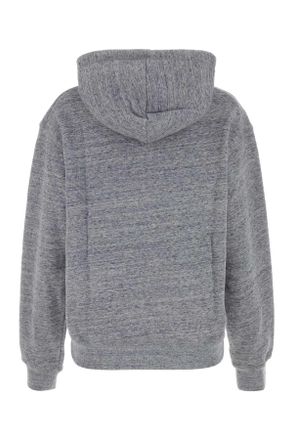 Dsquared2 Womens Melange Grey Cotton Sweatshirt Exterior: Felpe
