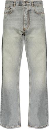 Off-white Straight-leg Jeans - Heren - Regular Fit Jeans - Grijs - W34 - Katoen - Jeans