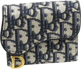 Dior Pre-owned Wallets, female, Multicolor, Size: ONE SIZE Pre-owned Cotton Wallet