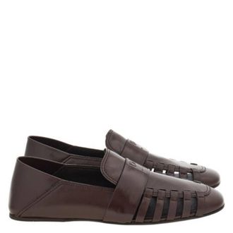 Ferragamo Demi Leather Summer Loafers, Size 9