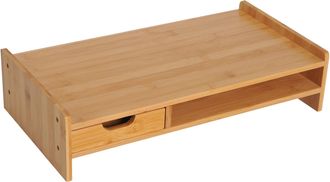 Carter's Bamboo Desktop/Monitor Riser W/ Drawer - CARTER | TJ Hughes