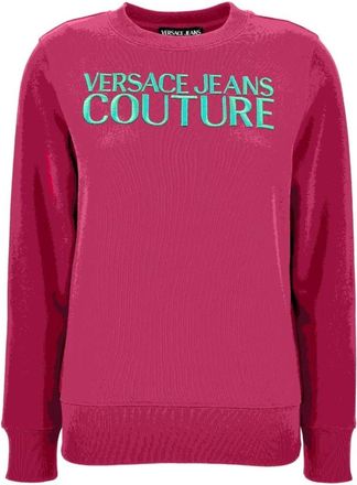 Versace Jeans Couture Truien - Dames - Sweatshirts - Roze - 2XS - Hoodies & sweatvesten