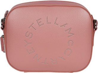 Stella McCartney Pink Logo Crossbody Bag