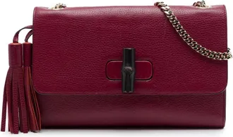 Gucci Pre-owned Gucci Medium Leather Miss Bamboo Crossbody Ladies 7ZEB97TPY2P85SUT