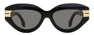 Palm Angels PERI10F Cat-Eye Acetate Sunglasses - Black