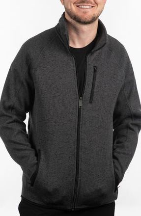 Burnside Knit Sweater Jacket in Steel at Nordstrom Rack, Size Xx-Large