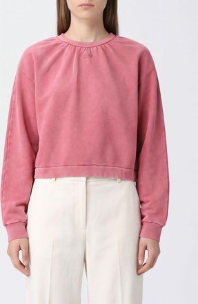 Off-white Cotton Crewneck Jumper with Tone-on-Tone Logo