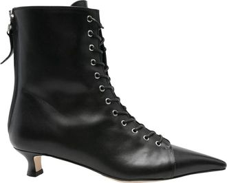 Aeyde Trixi Lace-Up Boot - - Shoes - Donna - Nero - 38 EU