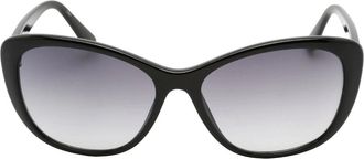 Calvin Klein Womens Calvin Klein Light Grey Gradient Black Sunglasses - Size: ONE size