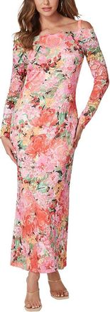 OLEG CASSINI Printed Maxi Dress