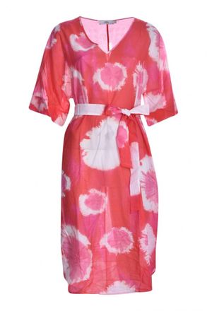 0039 Italy Kuba Dress In Pink Multi