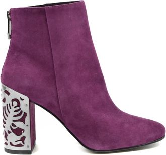 What For Stijlvolle Booties voor Trendy Looks - Dames - Laarzen met Hak - Rood - 40 EU - Schoenen